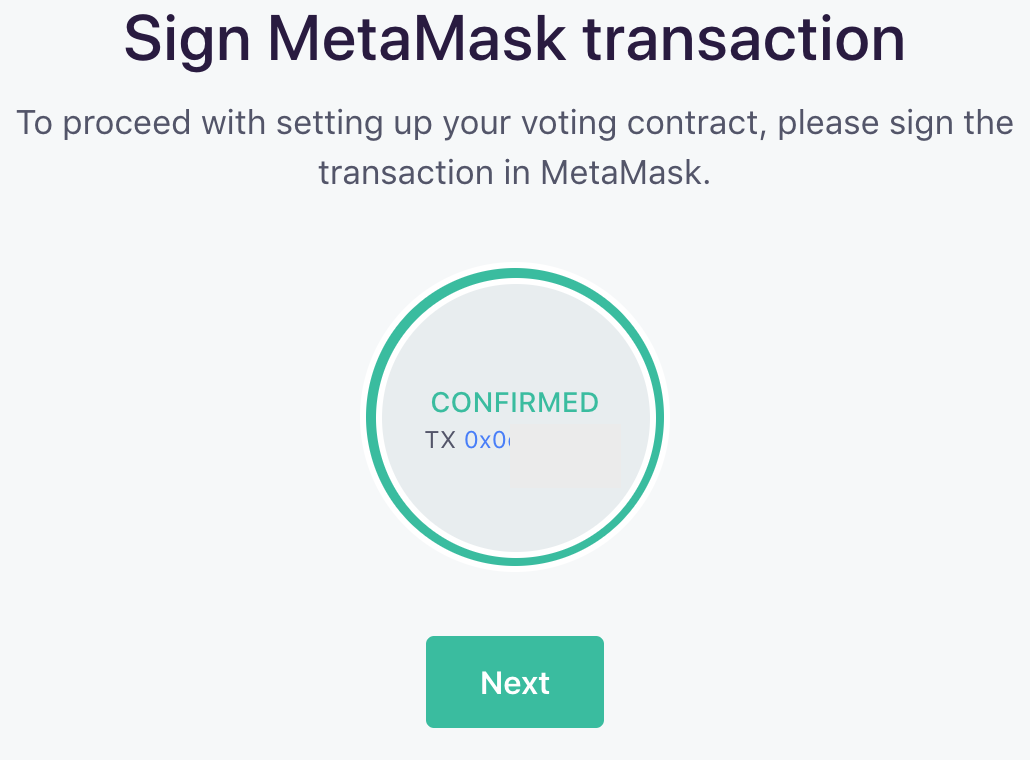 Sign Metamask