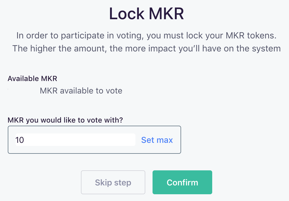 Lock MKR
