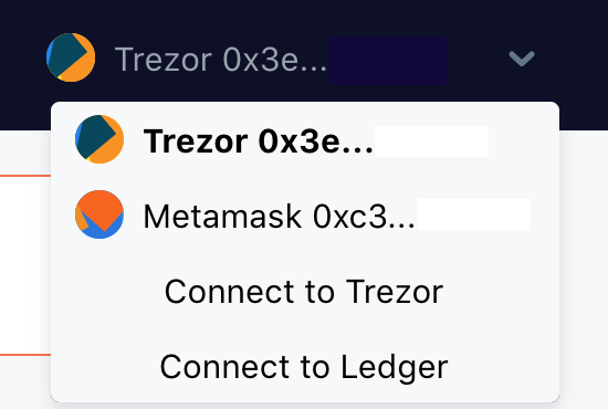 Connect to Trezor
